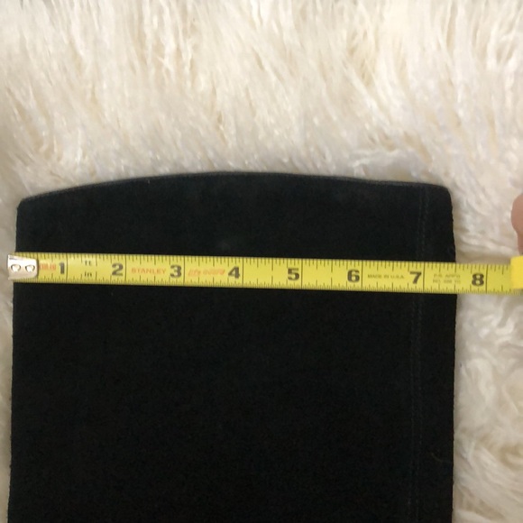 UGG Gracen Black Suede Tall Riding Zipper Boots - Picture 9 of 12